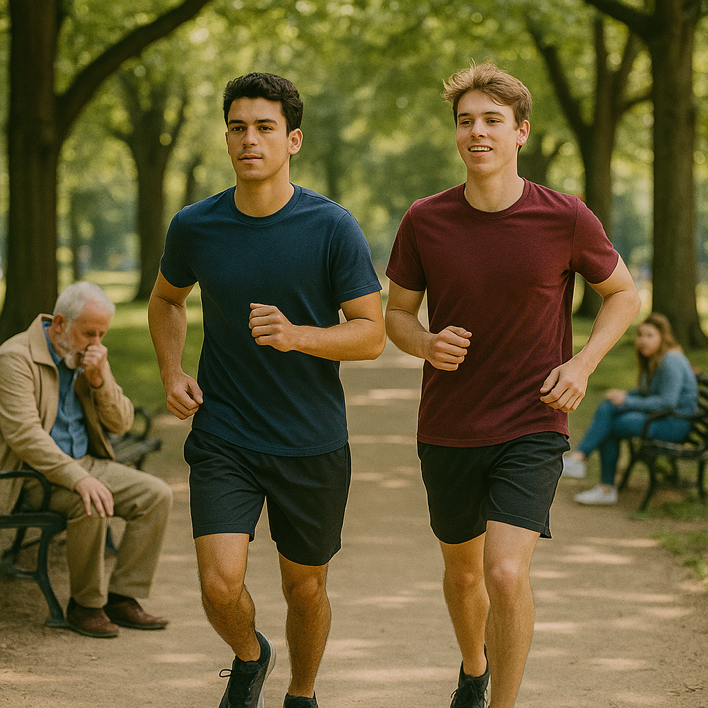 Energetic, fit and healthy