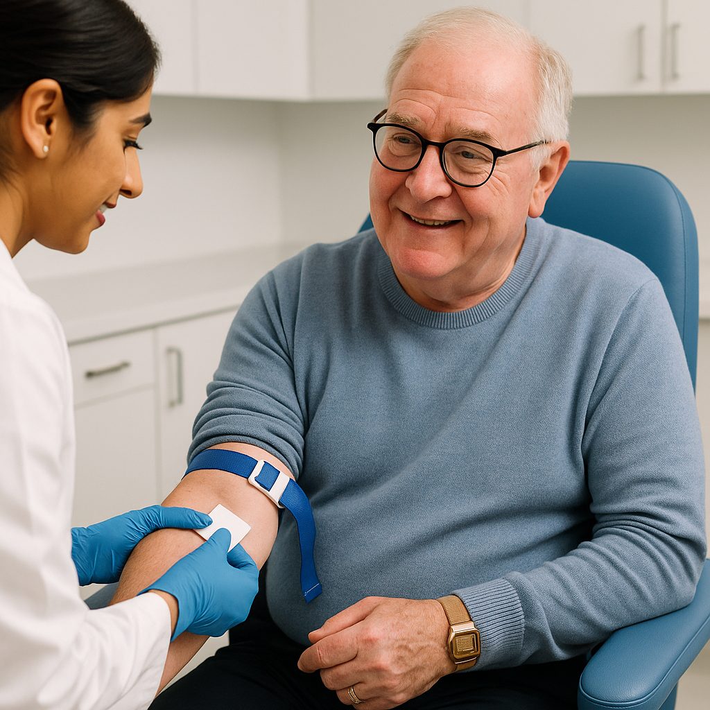 diabetes, lipids, cholesterol, psa, cancer, bone health, urea and electrolytes, lft