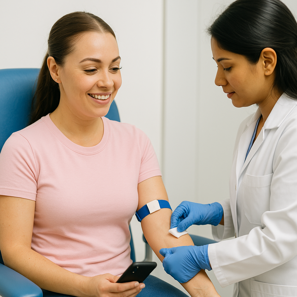 hair loss, fatigue, pre surgery, blood draw, clinic