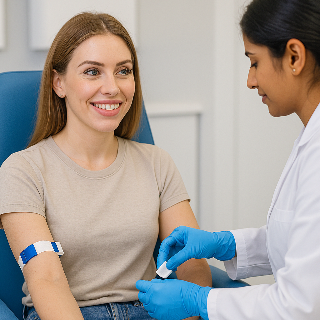 clinic, blood draw, phlebotomy, pre surgery, hormones, fertility, thyroid,amh