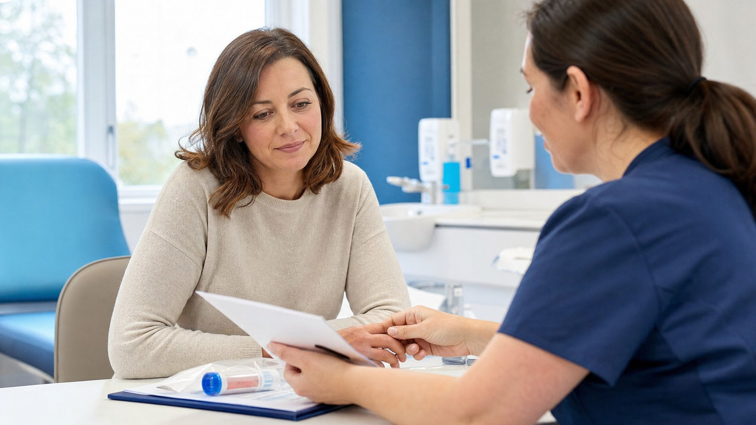 A laboratory technician processing a Cytomegalovirus (IgM) Blood Test sample