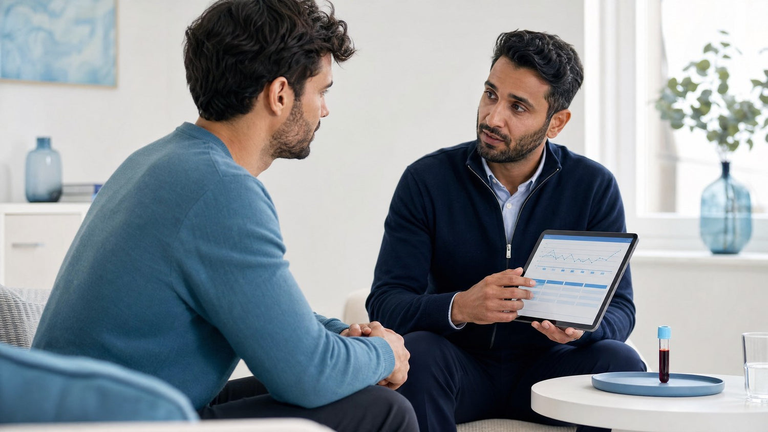 Essentials Male fertility test blood test kit for male reproductive health analysis