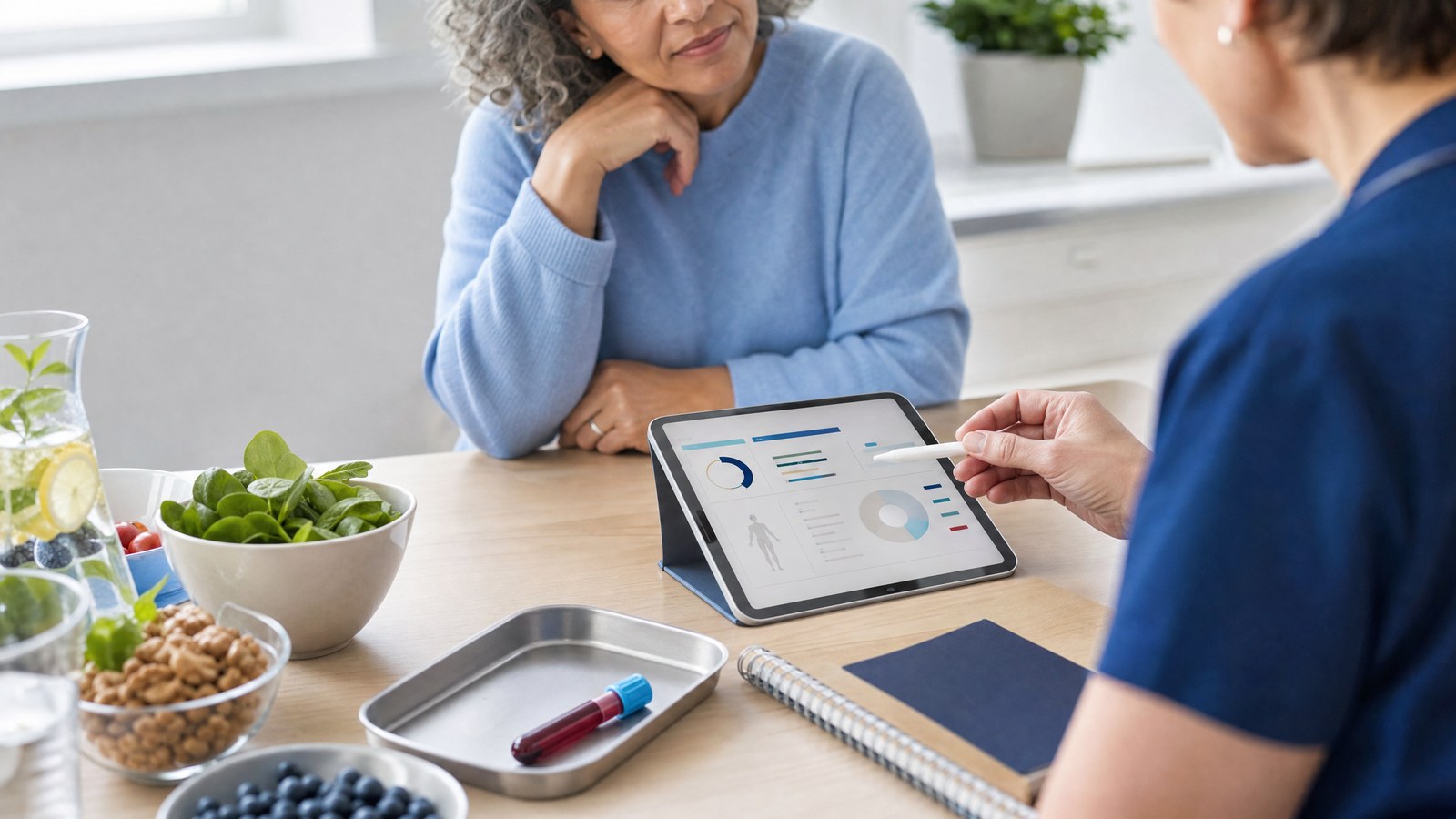 A personalised health plan based on the Essentials Vitamins Blood Test