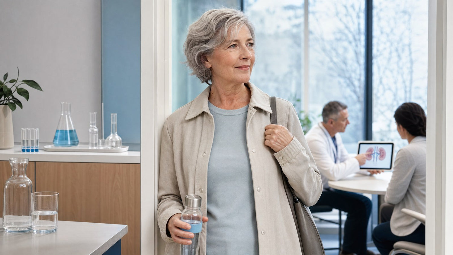 Healthy lifestyle choices supporting kidney health including diet, exercise, and BUN (Blood Urea Nitrogen) Blood Test
