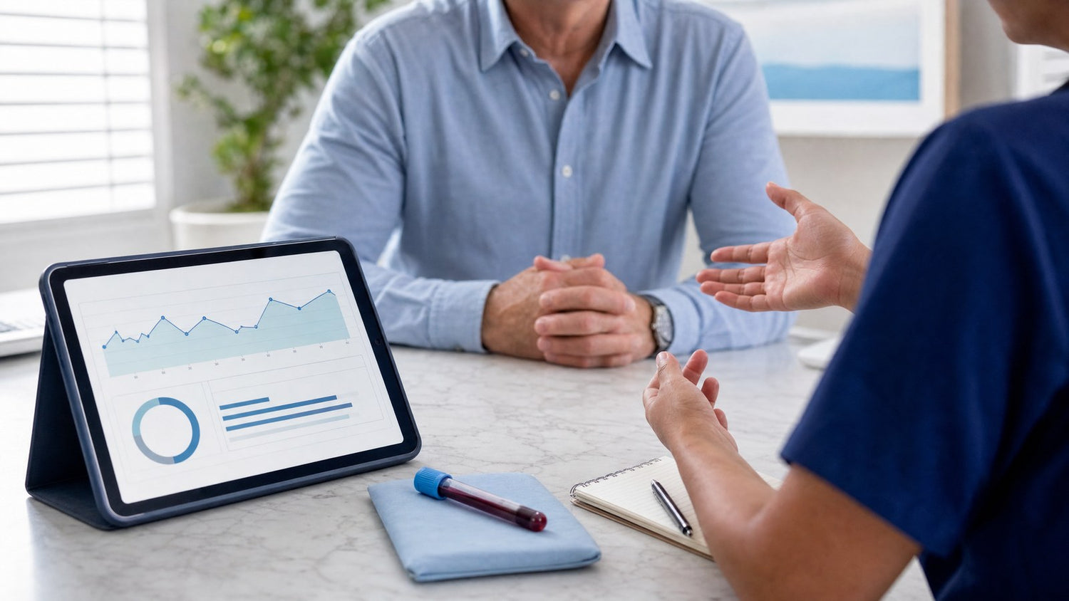 Clinilabs personalised Testosterone Replacement Therapy (TRT) Blood Test report