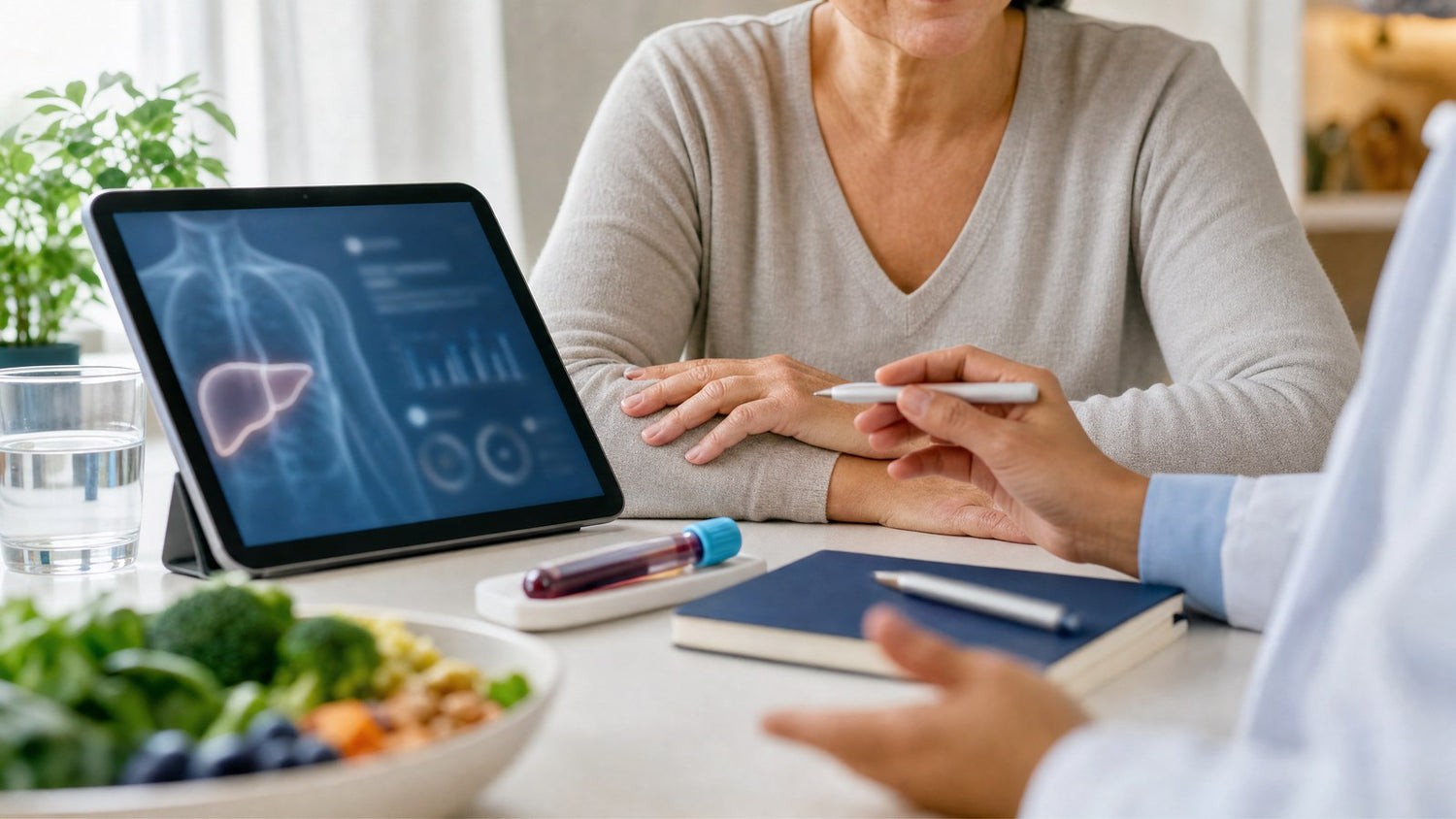 Clinilabs Liver Function Tests (LFTs) blood test kit and results report