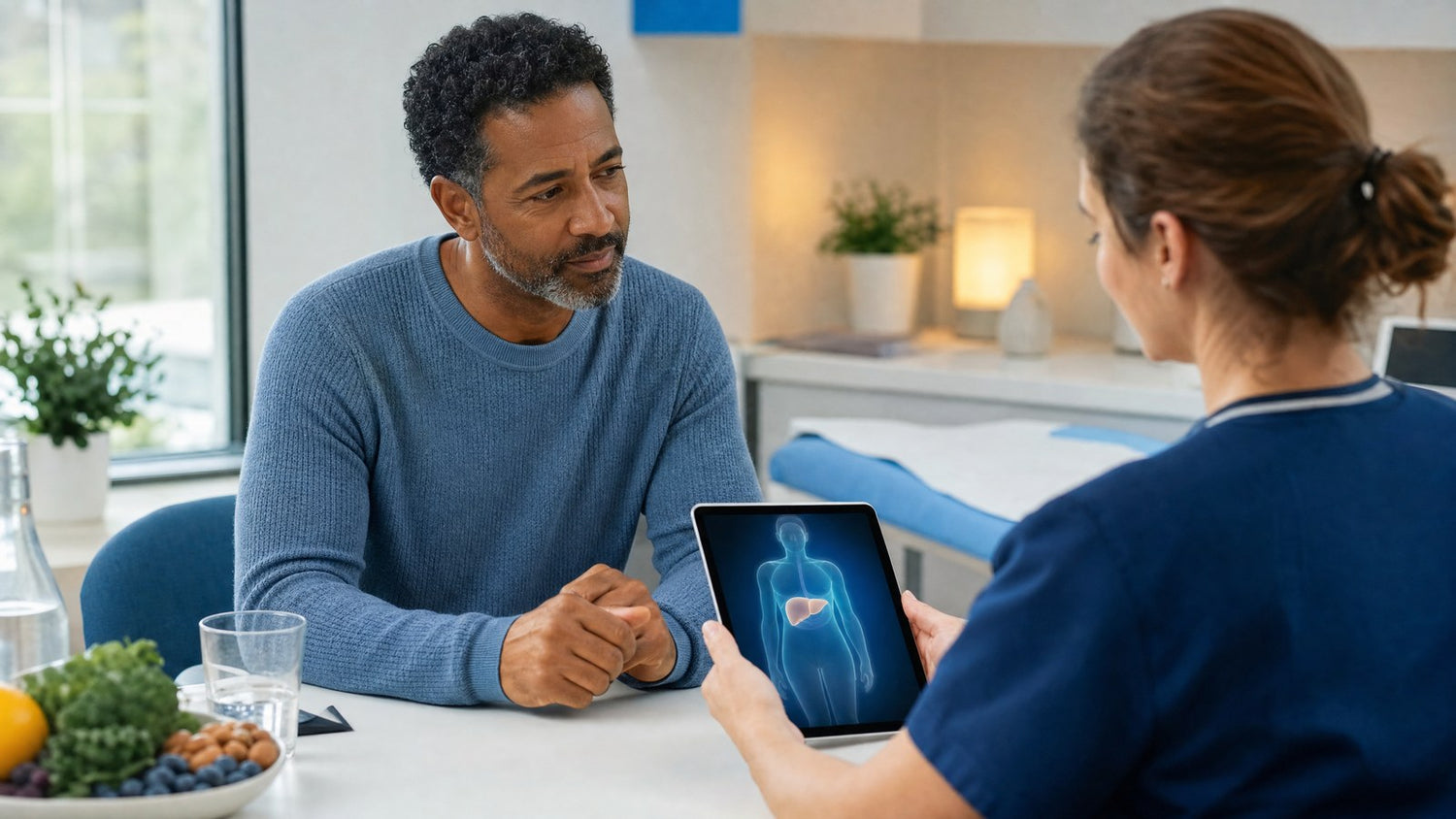 A person reviewing their Globulin Blood Test results for early detection