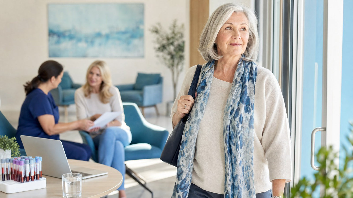 Person feeling empowered after taking a Tired All the Time Blood Test