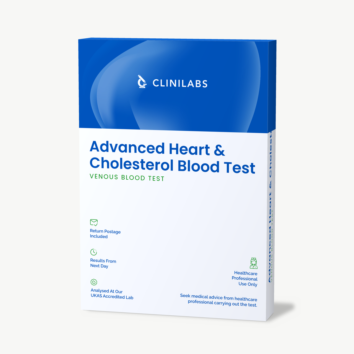 Advanced Heart & Cholesterol Blood Test – venous collection kit