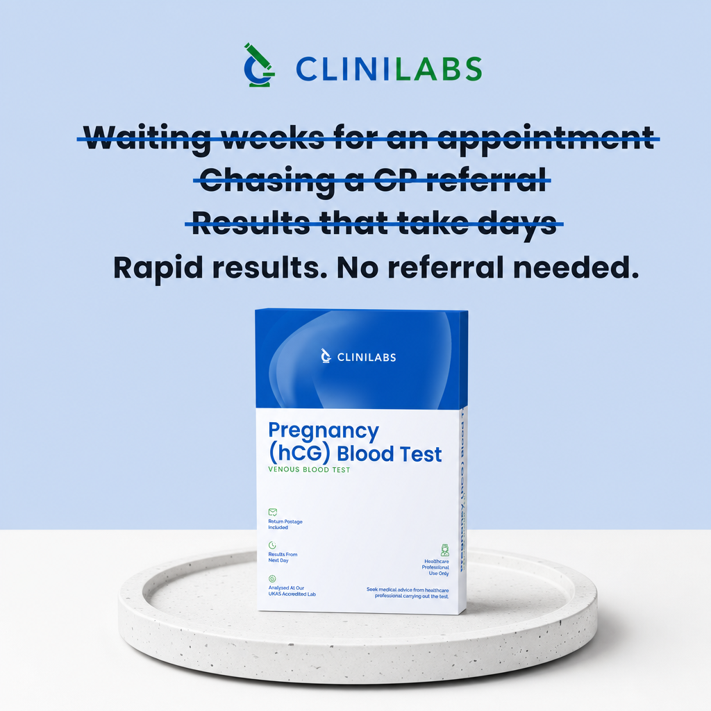 Rapid results, no referral needed – Pregnancy (hCG) Blood Test London