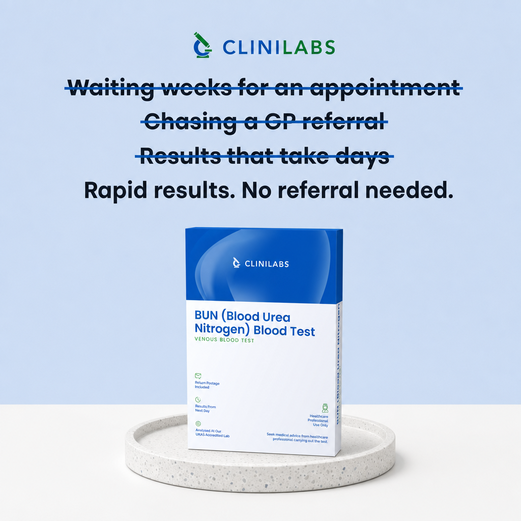 Rapid results, no referral needed – BUN (Blood Urea Nitrogen) Blood Test