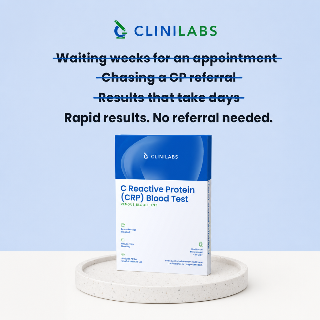 Rapid results, no referral needed – C Reactive Protein (CRP) Blood Test