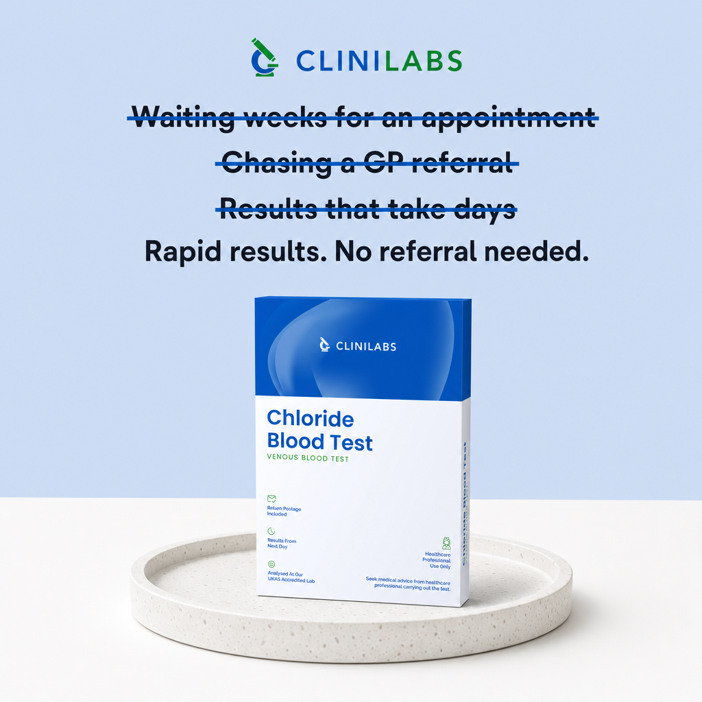 Rapid results, no referral needed – Chloride Blood Test