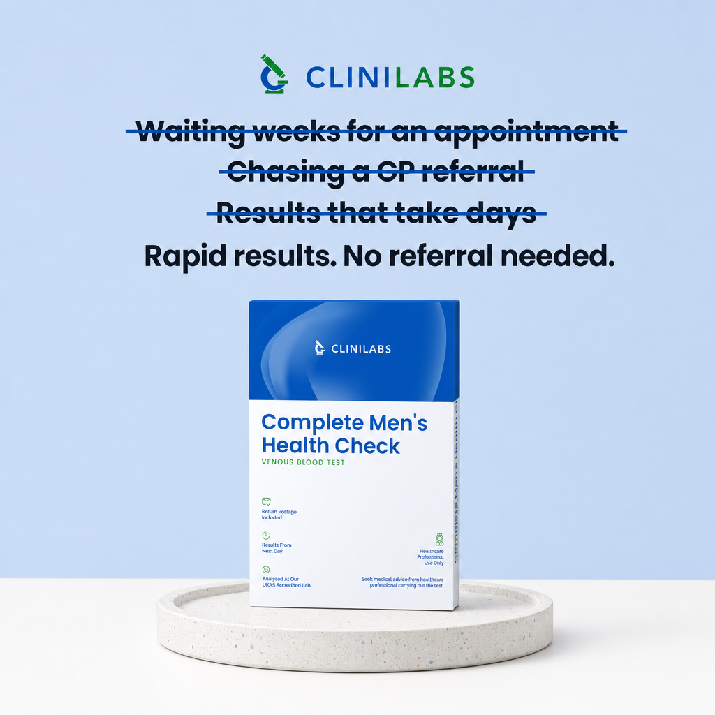 Rapid results, no referral needed – Complete Men's Health Check