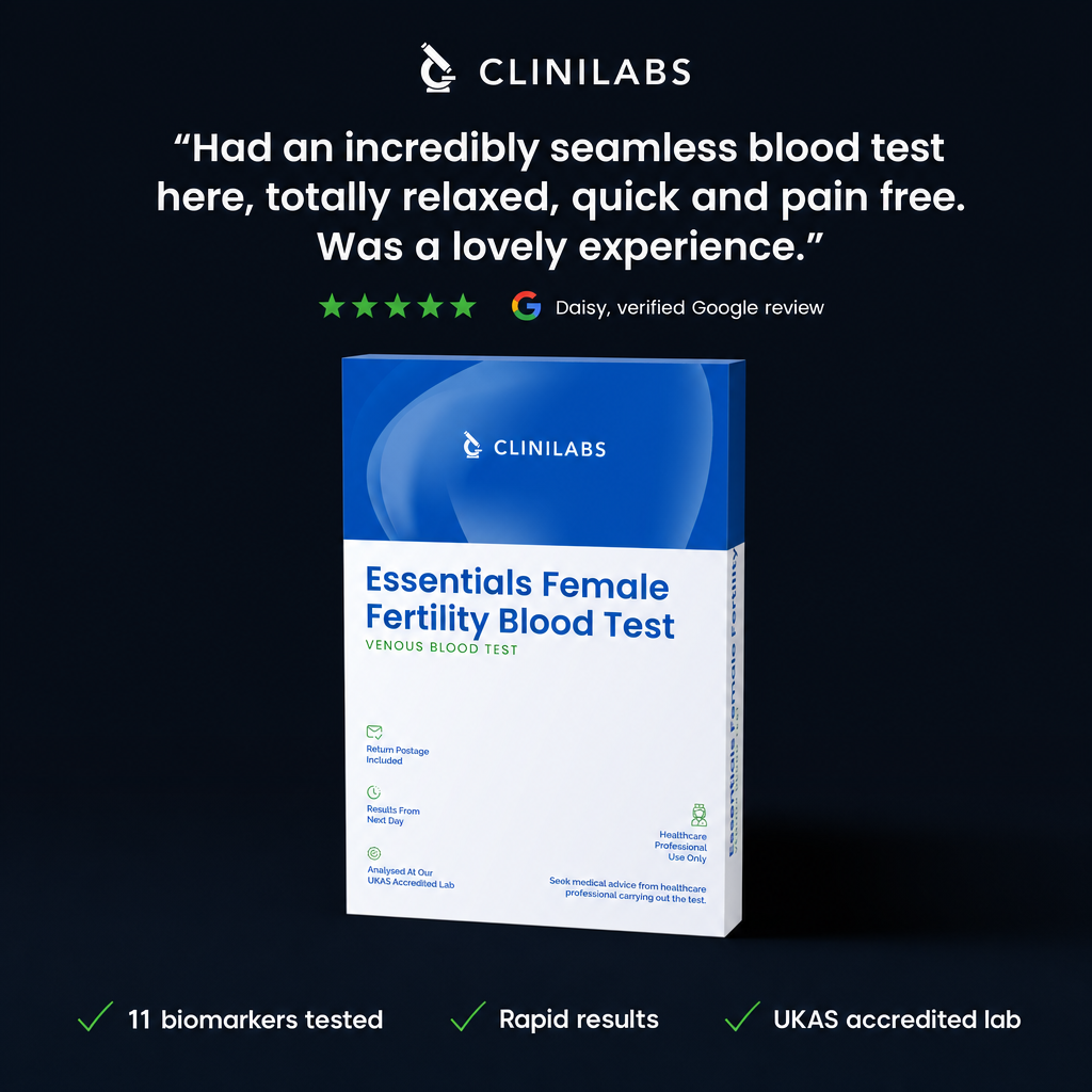 Essentials Female Fertility blood test – verified Google review