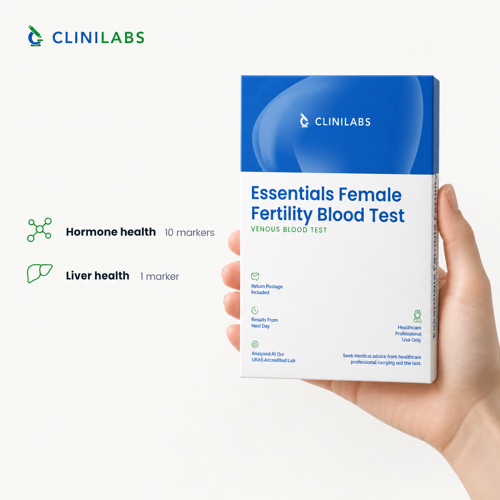 What the Essentials Female Fertility blood test covers