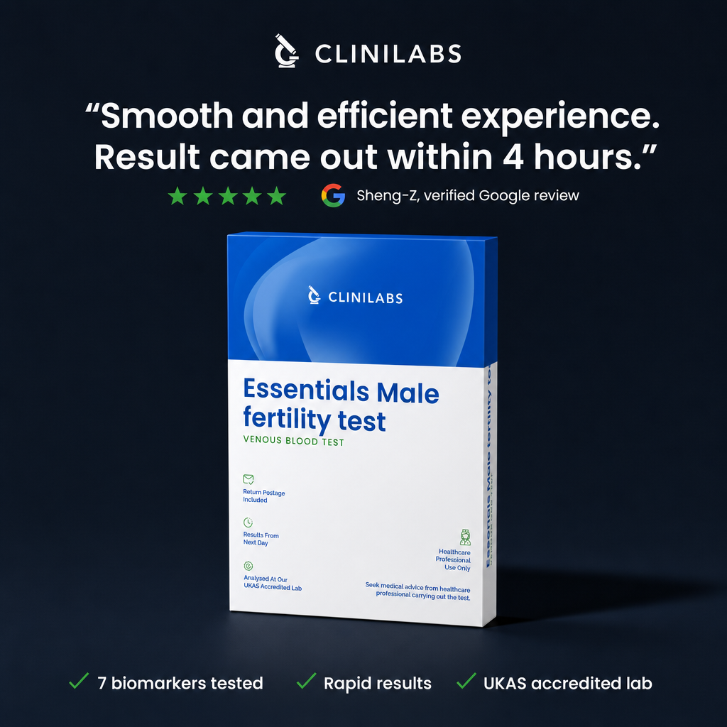 Essentials Male fertility test – verified Google review
