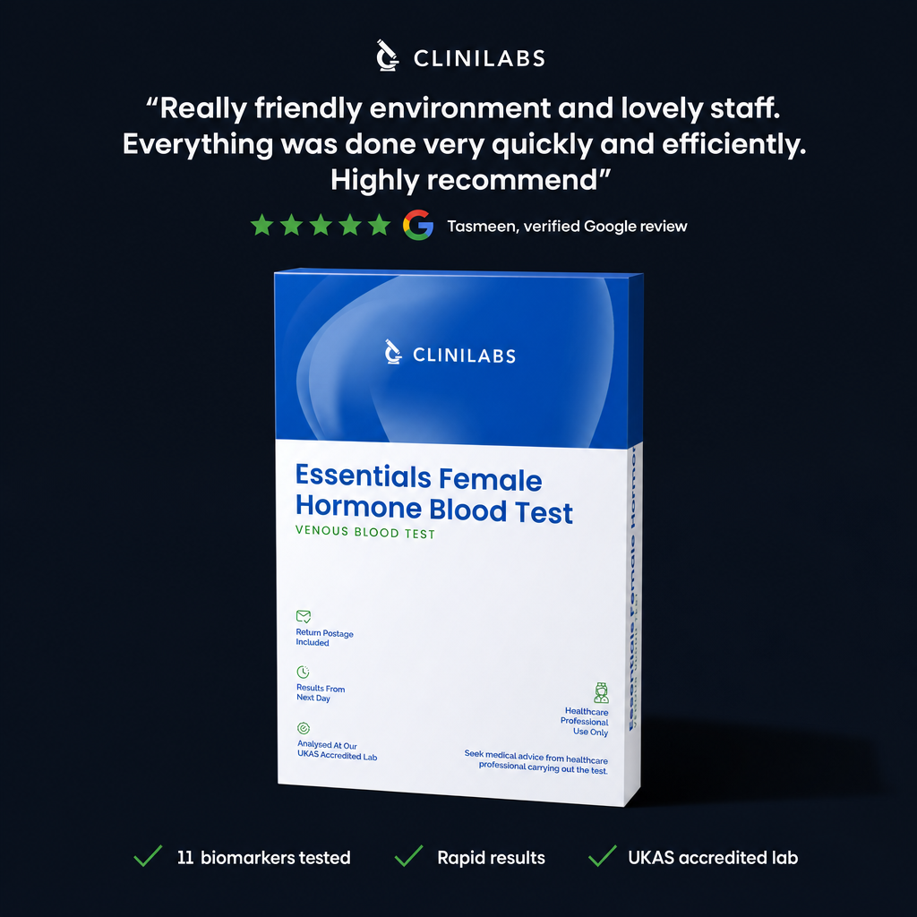 Essentials Female Hormone blood test – verified Google review