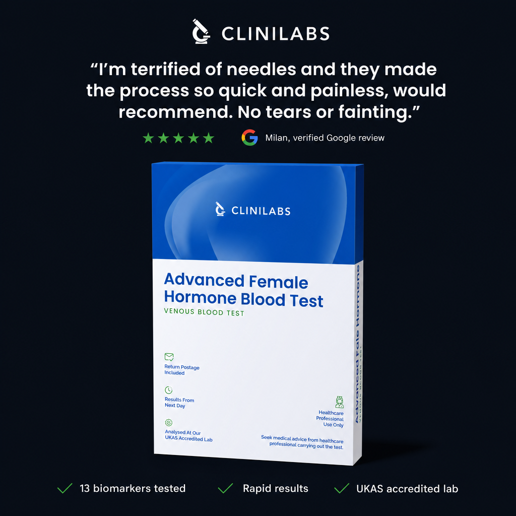 Advanced Female Hormone Blood Test – verified Google review