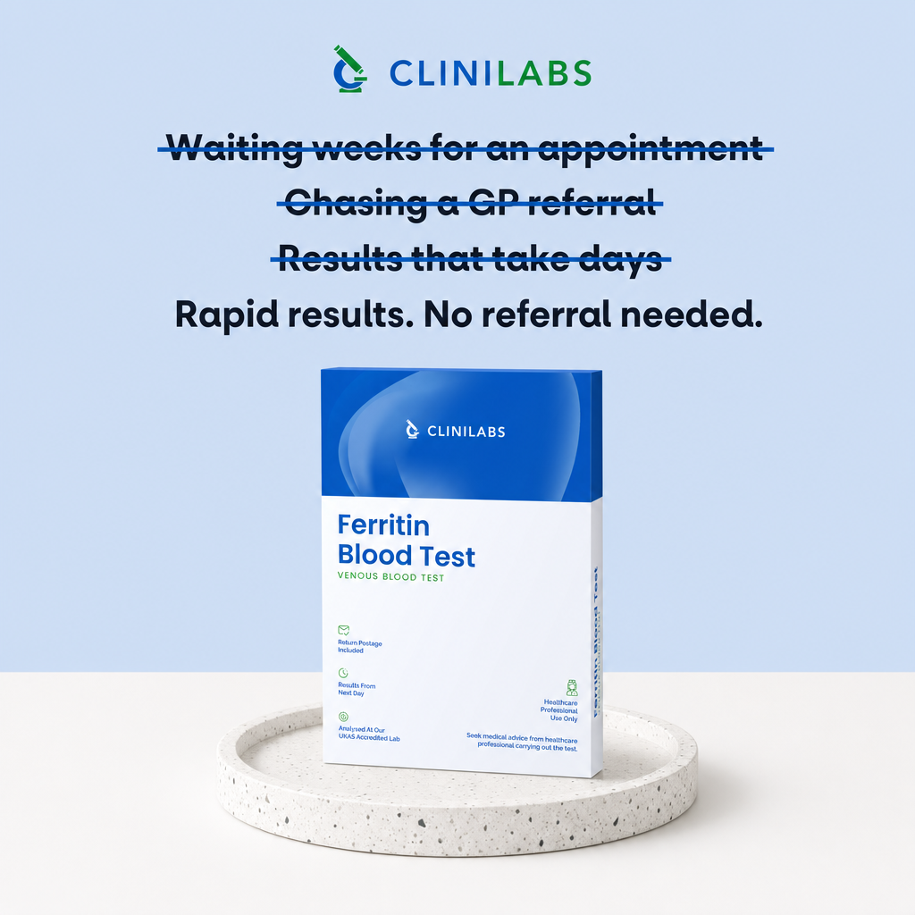 Rapid results, no referral needed – Ferritin Blood Test