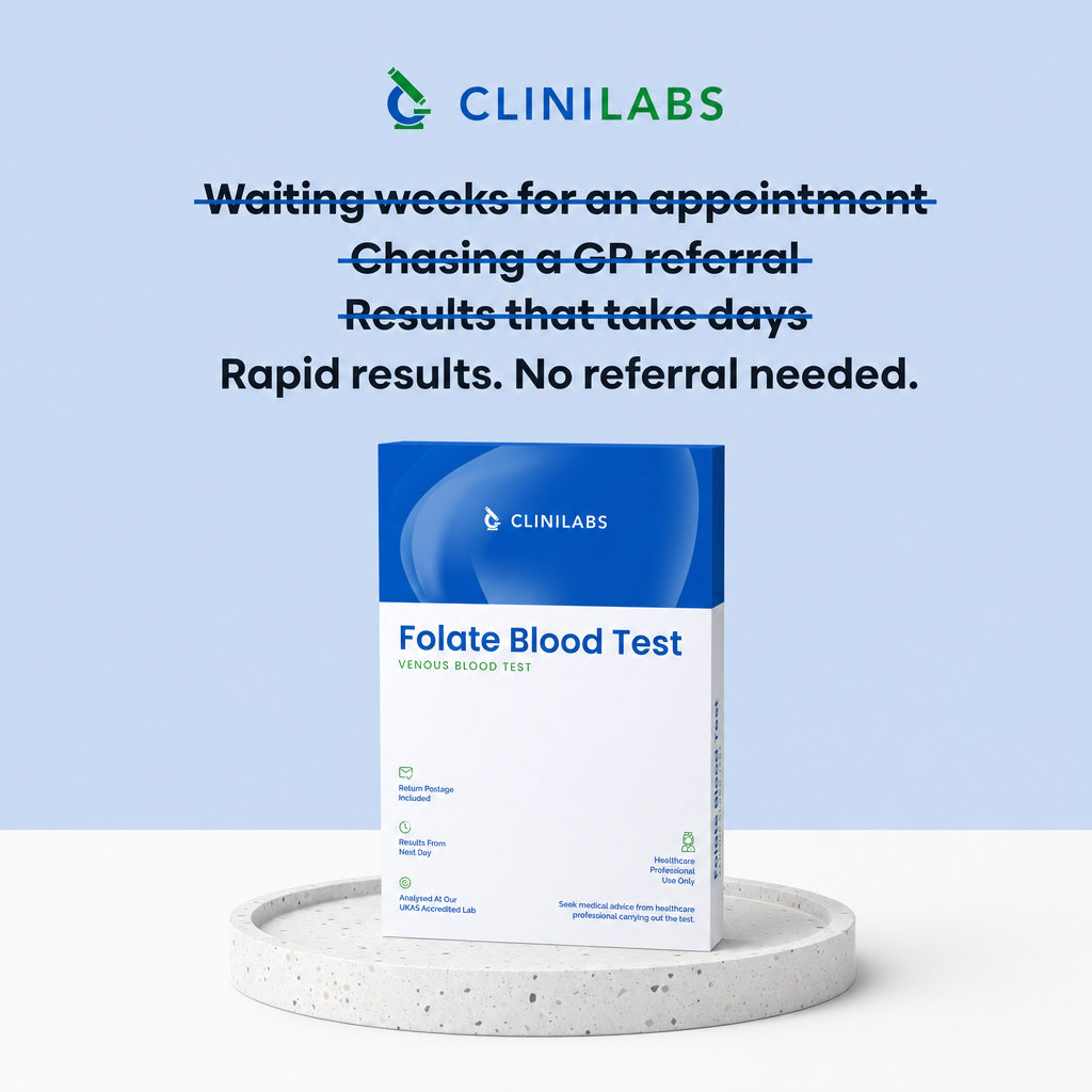 Rapid results, no referral needed – Folate Blood Test