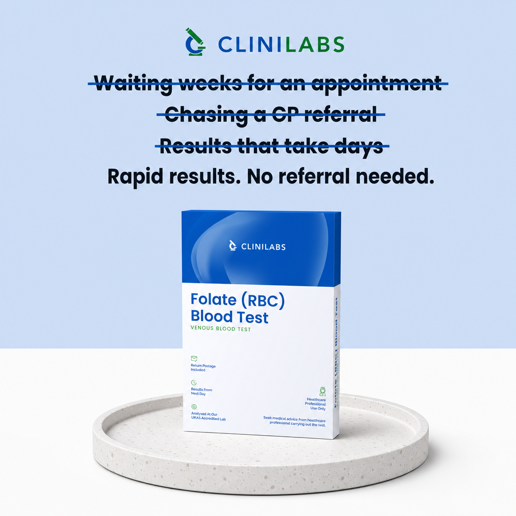 Rapid results, no referral needed – Folate (RBC) Blood Test