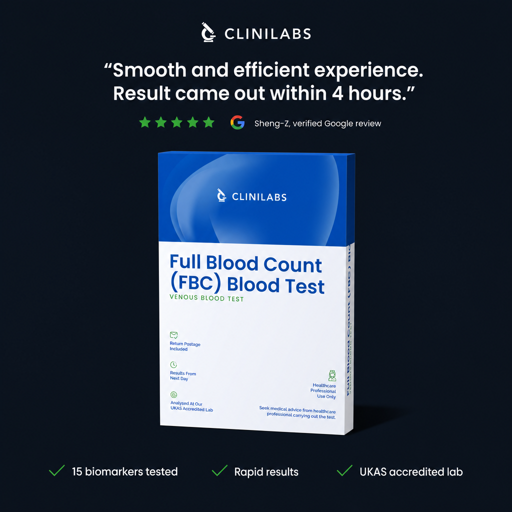 Full Blood Count / Complete Blood Count (FBC/CBC) Blood Test – verified Google review
