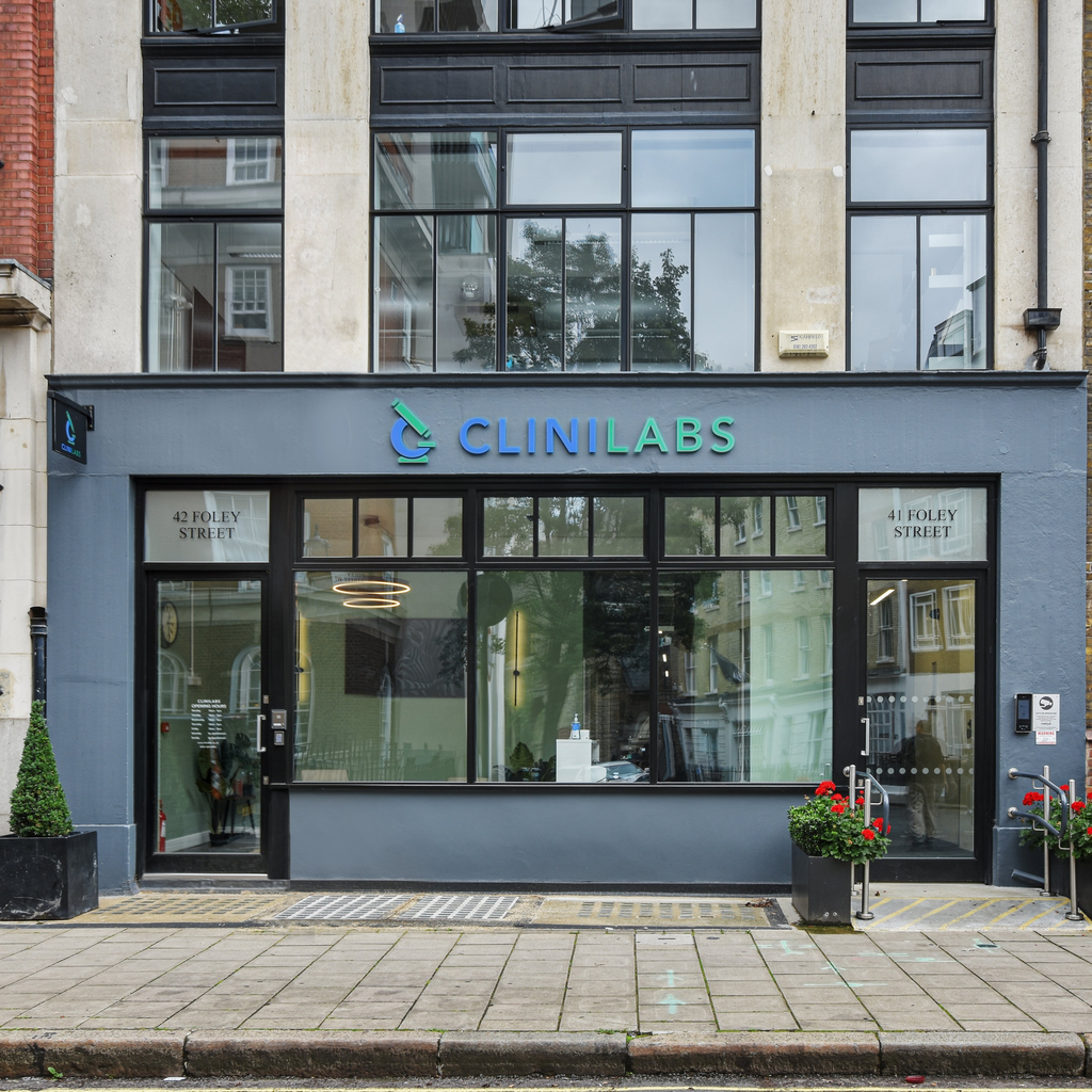 Clinilabs flagship clinic, 41–42 Foley Street, Fitzrovia