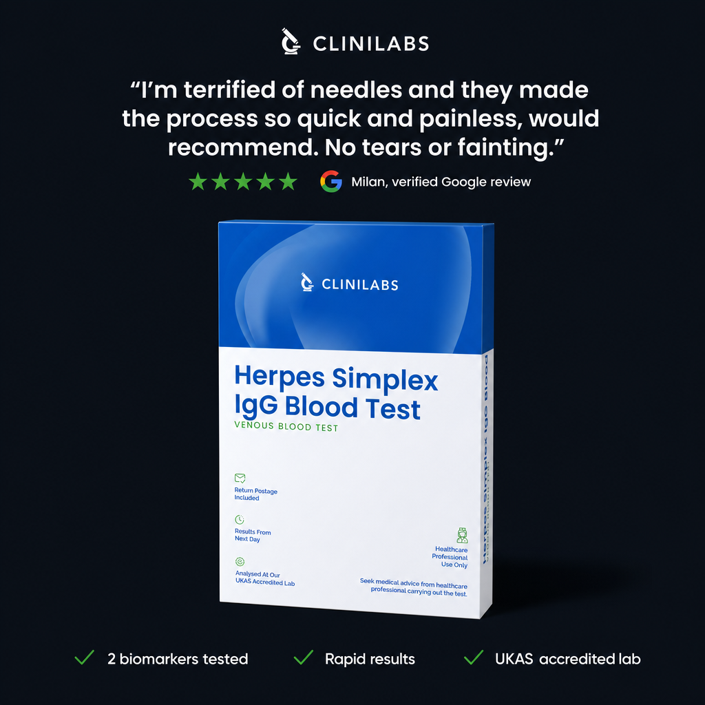 Herpes Simplex IgG Blood Test – verified Google review