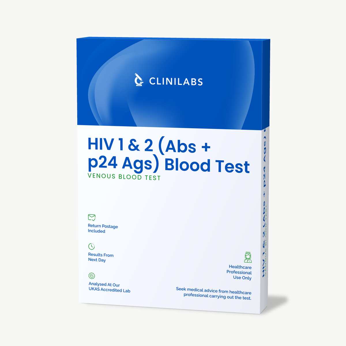 HIV 1 & 2 (Abs + p24 Ags) Blood Test – venous collection kit