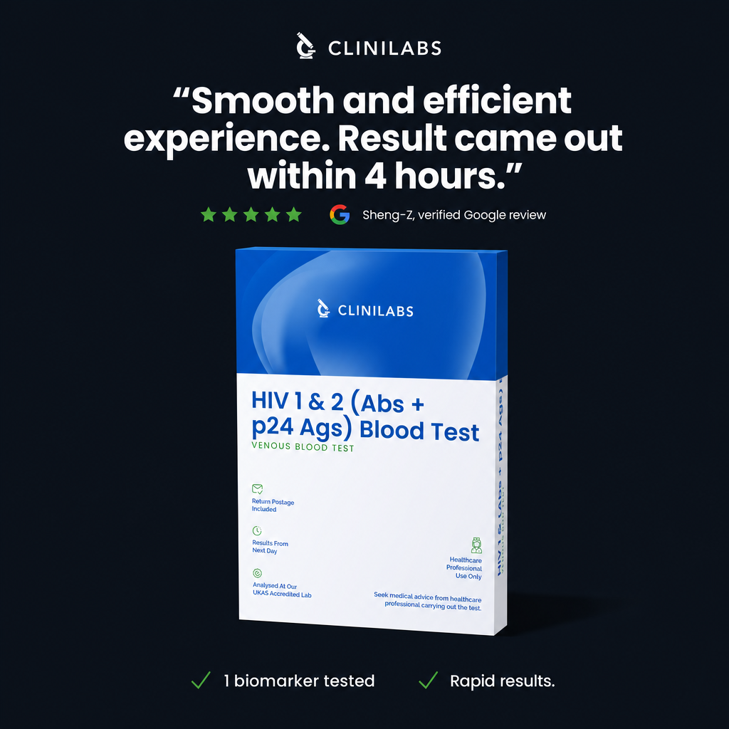 HIV 1 & 2 (Abs + p24 Ags) Blood Test – verified Google review