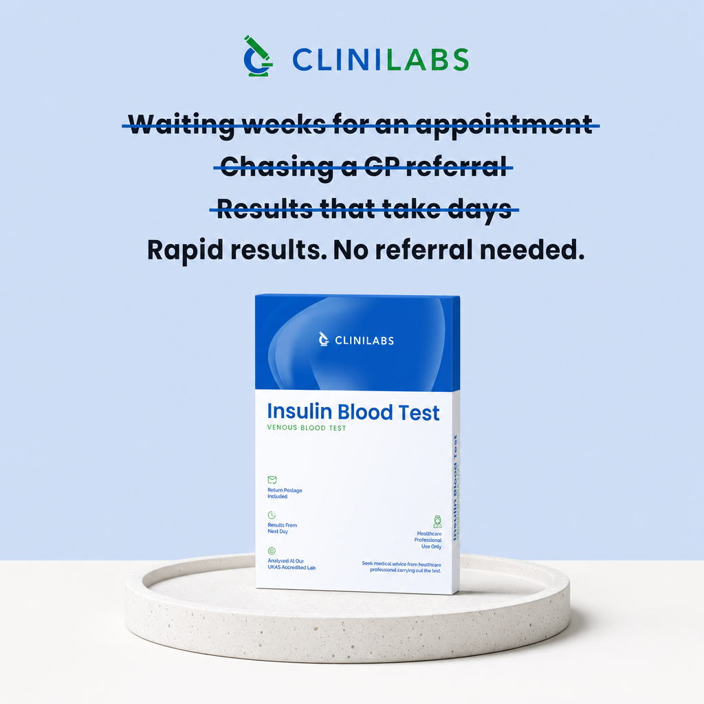 Rapid results, no referral needed – Insulin Blood Test