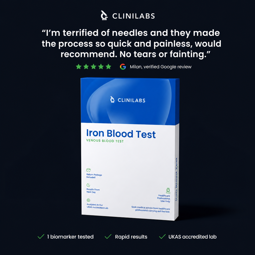 Iron Blood Test – verified Google review