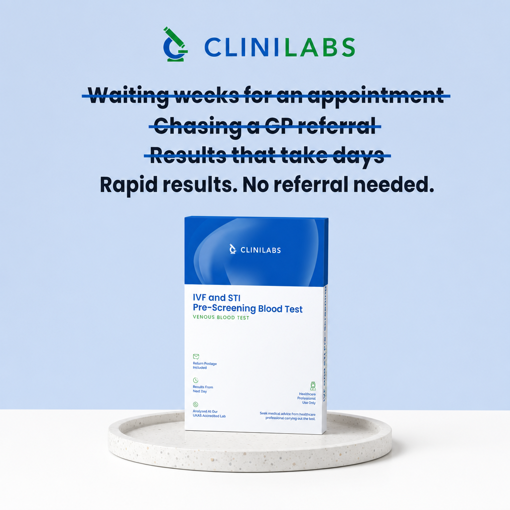Rapid results, no referral needed – IVF and STI Pre-Screening Blood Test