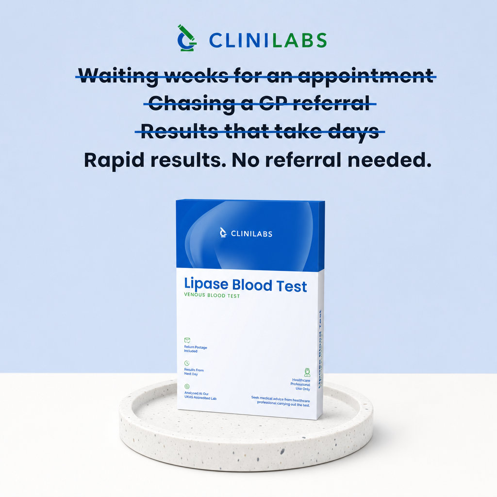 Rapid results, no referral needed – Lipase Blood Test