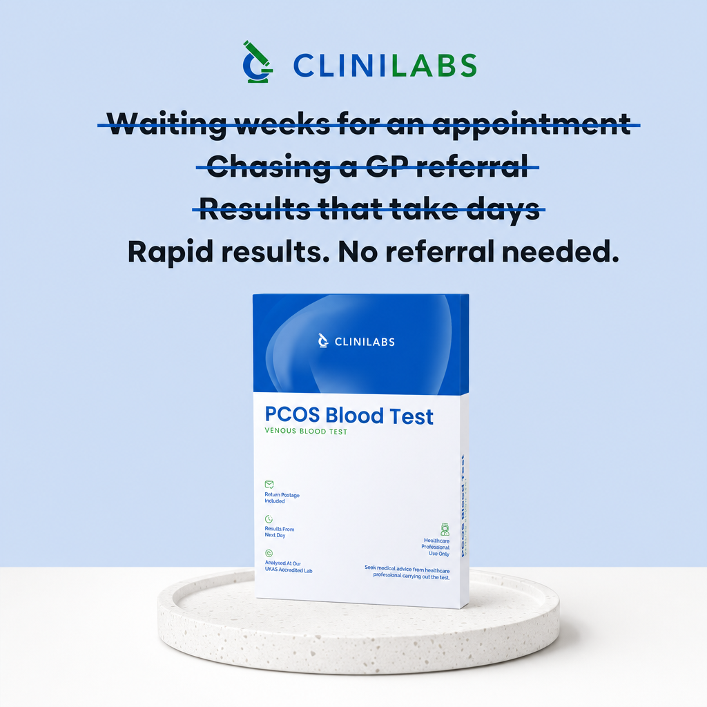 Rapid results, no referral needed – PCOS Blood Test