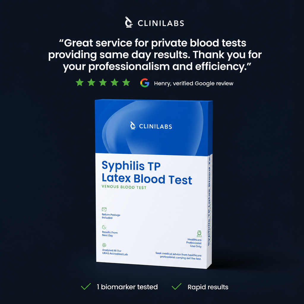 Syphilis TP Latex Blood Test – verified Google review