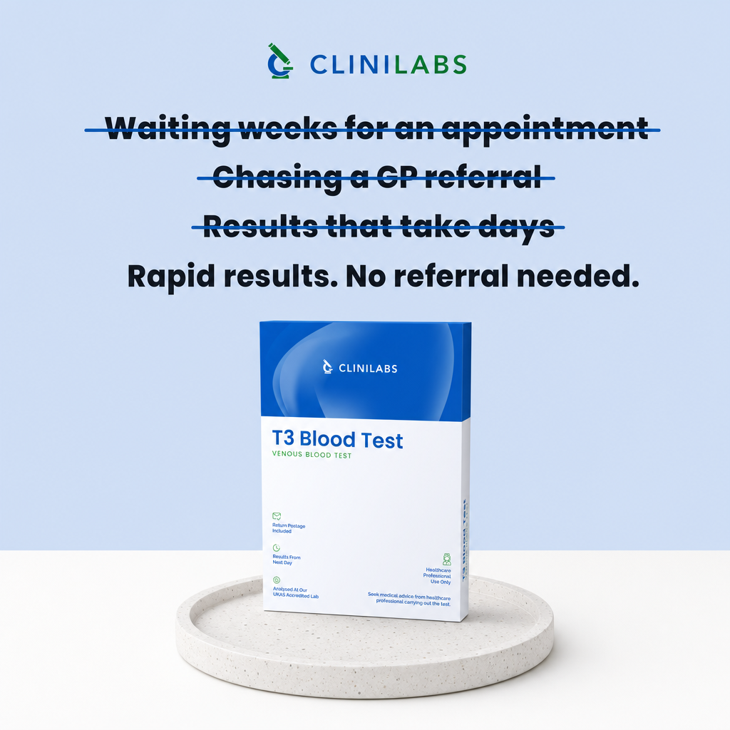 Rapid results, no referral needed – T3 Blood Test