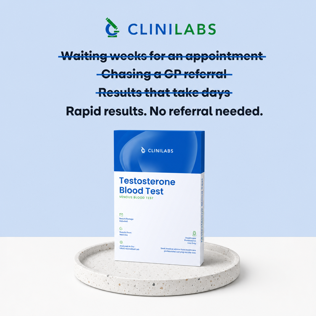 Rapid results, no referral needed – Testosterone Blood Test