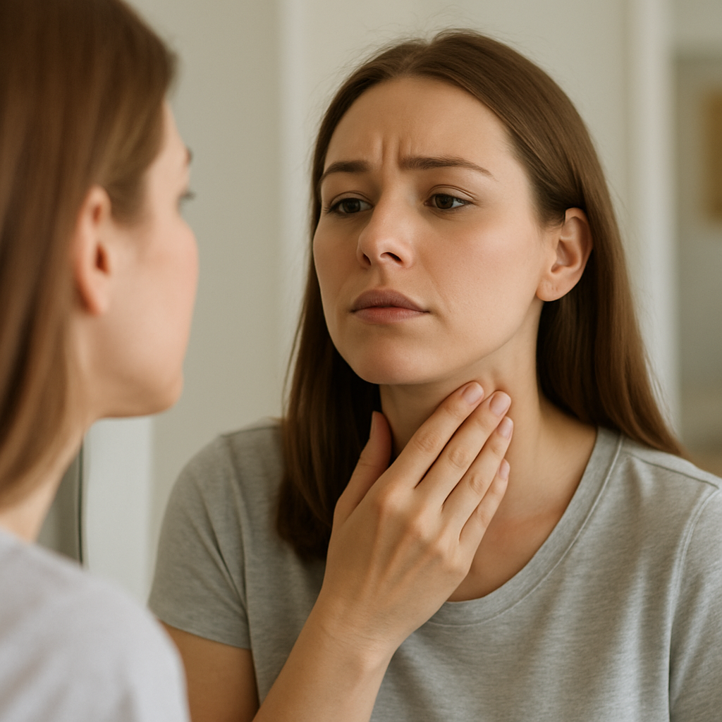 thyroid, glands, examination