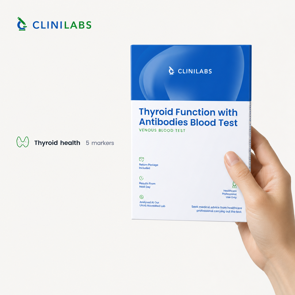 What the Thyroid Function with Antibodies Blood Test covers
