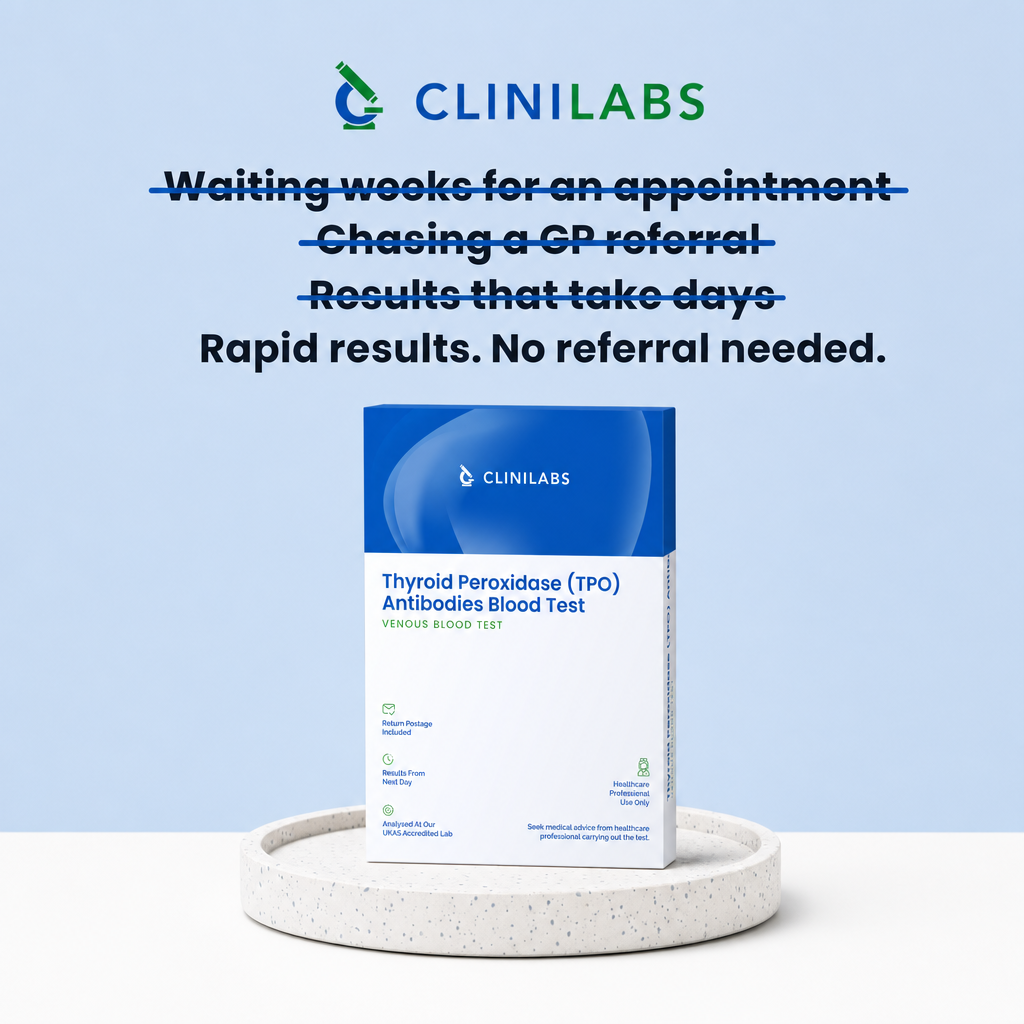 Rapid results, no referral needed – Thyroid Peroxidase (TPO) Antibodies Blood Test