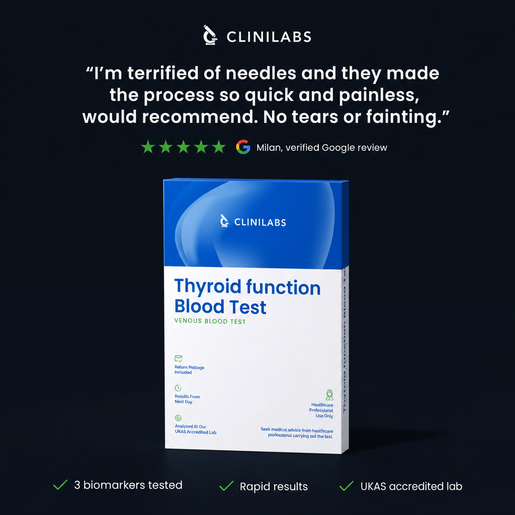 Thyroid function blood test – verified Google review