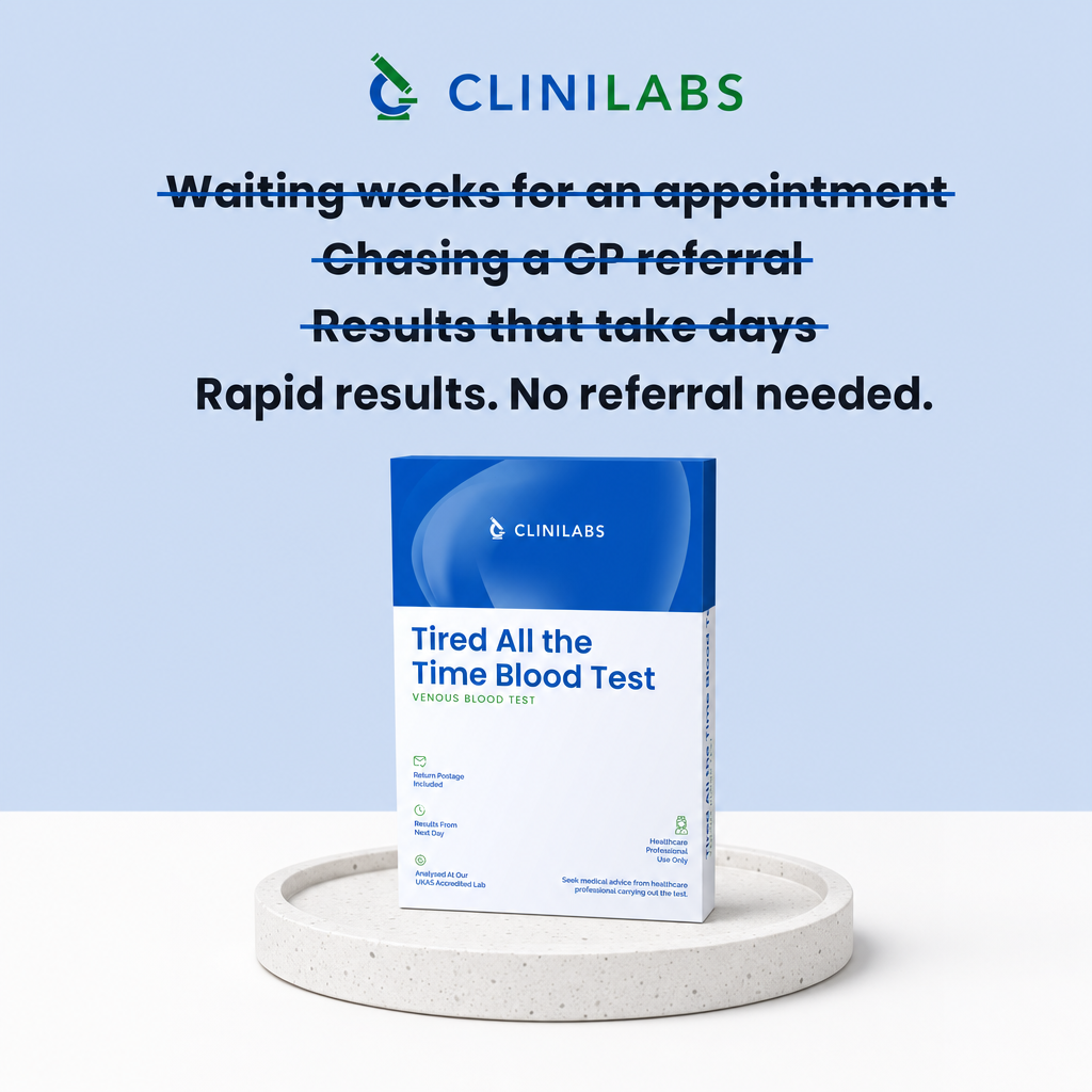 Rapid results, no referral needed – Tired All the Time Blood Test
