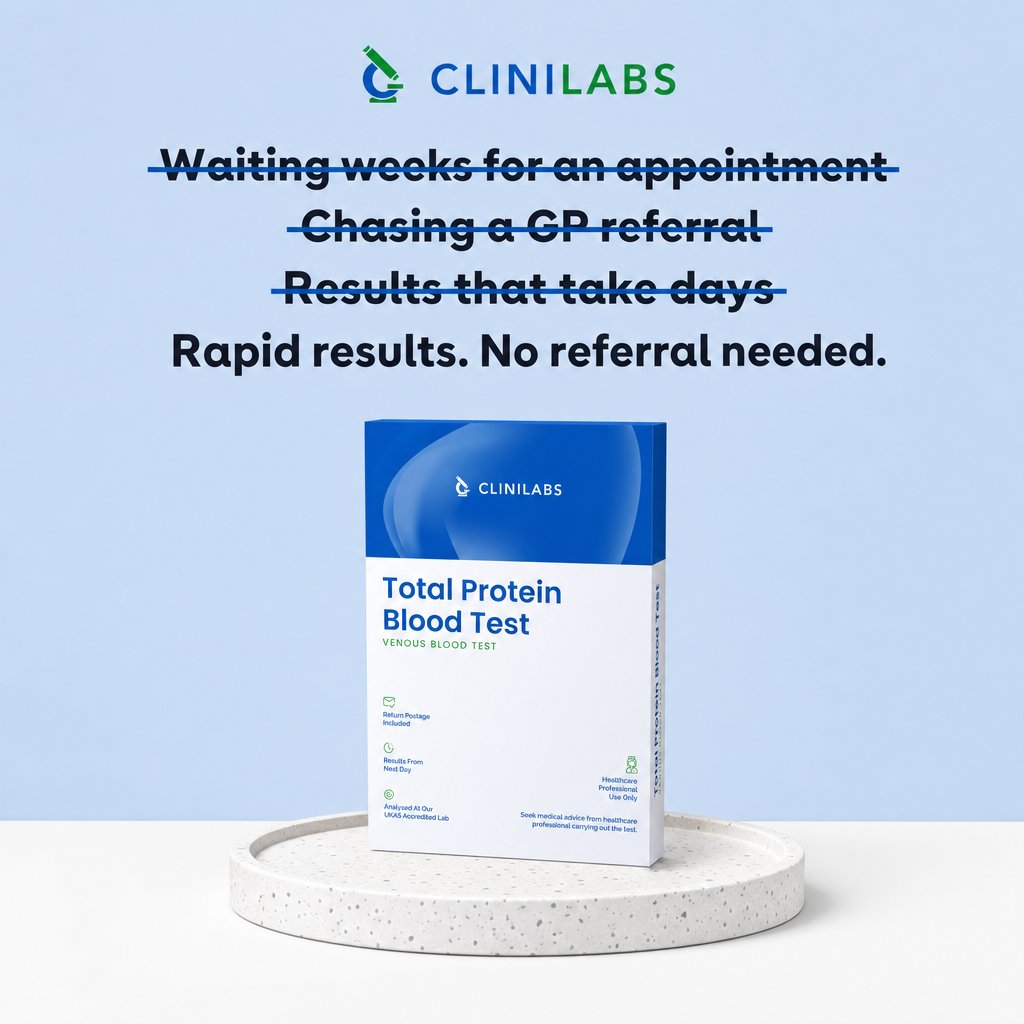 Rapid results, no referral needed – Total Protein Blood Test