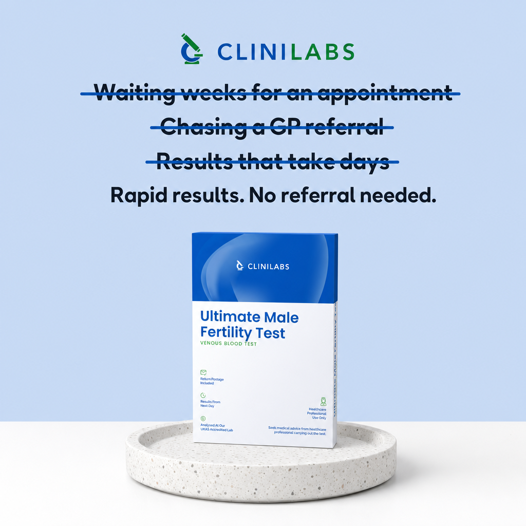 Rapid results, no referral needed – Ultimate Male Fertility Test