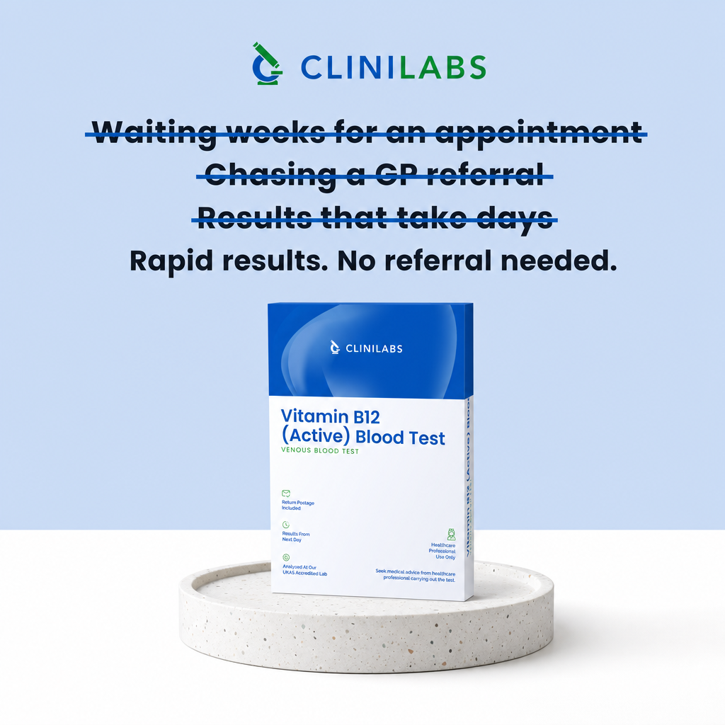 Rapid results, no referral needed – Vitamin B12 (Active) Blood Test