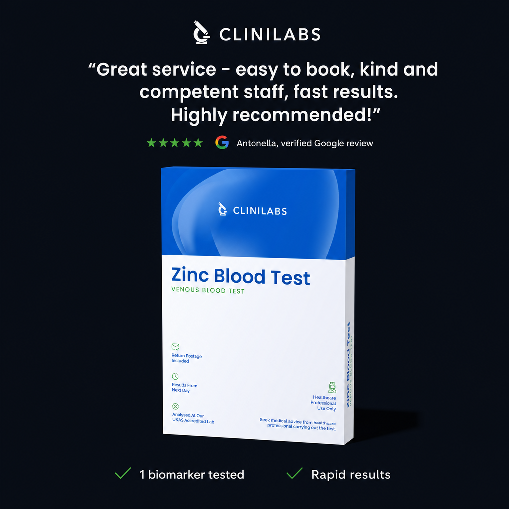 Zinc Blood Test – verified Google review